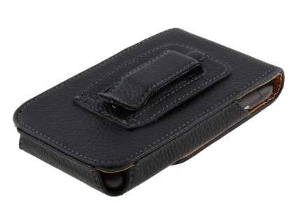 Textured Synthetic Leather Vertical Belt Pouch for HTC Desire HD