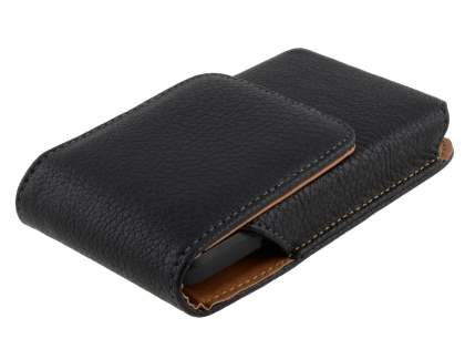 Textured Synthetic Leather Vertical Belt Pouch for HTC EVO 3D