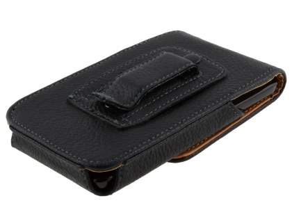 Textured Synthetic Leather Vertical Belt Pouch for HTC Velocity 4G
