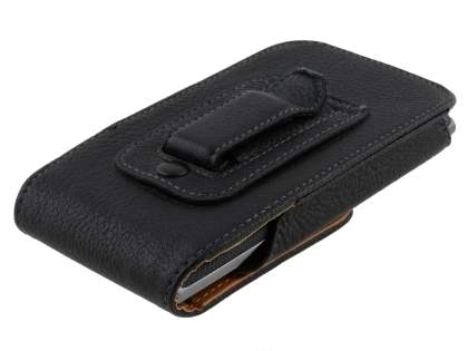 Textured Synthetic Leather Vertical Belt Pouch for LG Prada 3.0