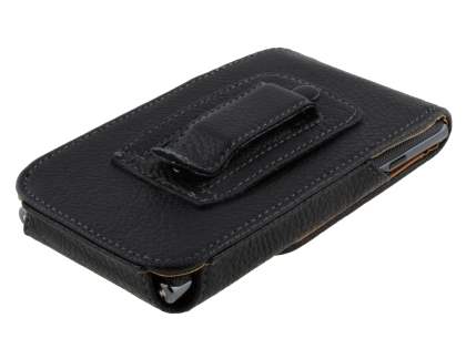 Textured Synthetic Leather Vertical Belt Pouch for LG Prada 3.0