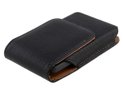 Textured Synthetic Leather Vertical Belt Pouch for HTC Touch HD2