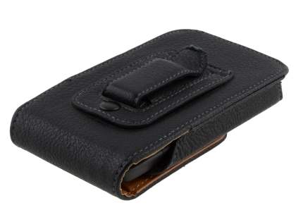 Textured Synthetic Leather Vertical Belt Pouch for HTC Touch HD2