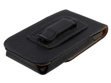 Textured Synthetic Leather Vertical Belt Pouch for HTC Touch HD2