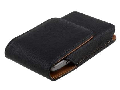 Textured Synthetic Leather Vertical Belt Pouch for Samsung Galaxy Xcover S5690