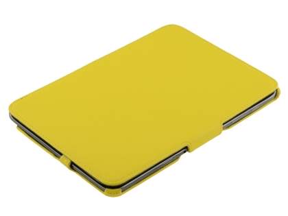 Synthetic Leather Flip Case with Multi-Angle Tilt Stand for Samsung Galaxy Note 10.1 4G - Canary Yellow