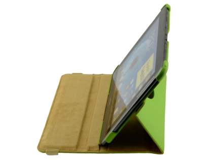 Samsung Galaxy Note 10.1 4G VELOCITY Synthetic Leather 360° Swivel Flip Case - Green