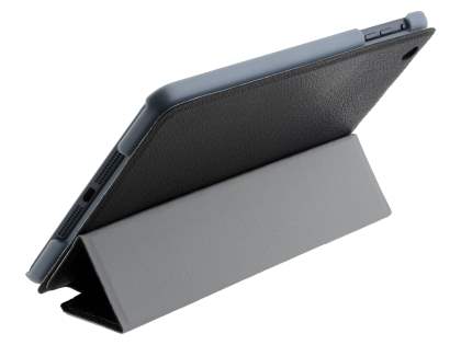 Slim Synthetic Leather Flip Case with Stand for iPad mini - Classic Black
