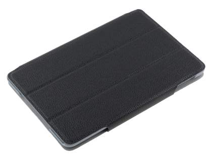 Slim Synthetic Leather Flip Case with Stand for iPad mini - Classic Black