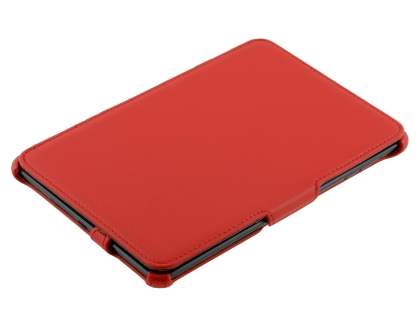 Synthetic Leather Flip Case with Multi-Angle Tilt Stand for iPad mini 1/2/3 - Red
