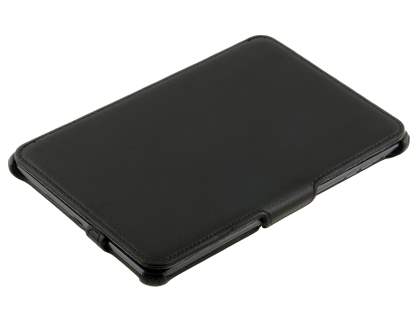 Synthetic Leather Flip Case with Multi-Angle Tilt Stand for iPad mini 1/2/3 - Classic Black