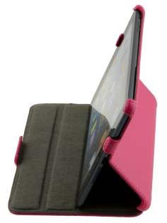 Synthetic Leather Flip Case with Multi-Angle Tilt Stand for iPad mini 1/2/3 - Pink