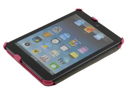 Synthetic Leather Flip Case with Multi-Angle Tilt Stand for iPad mini 1/2/3 - Pink