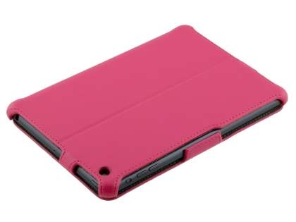 Synthetic Leather Flip Case with Multi-Angle Tilt Stand for iPad mini 1/2/3 - Pink