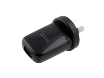 Genuine HTC TC A250 1A USB-A Charger Adapter - Black AC USB Power Adapter