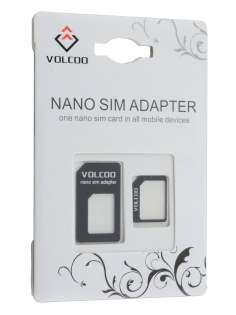 MicroSIM & standard-sized SIM Adaptors for the NanoSIM