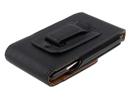 Textured Synthetic Leather Vertical Belt Pouch for HTC Velocity 4G