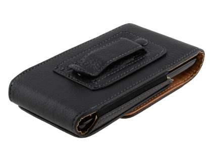 Textured Synthetic Leather Vertical Belt Pouch for HTC Velocity 4G