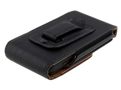 Textured Synthetic Leather Vertical Belt Pouch for HTC EVO 3D