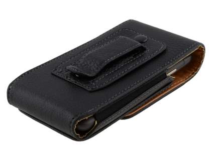 Textured Synthetic Leather Vertical Belt Pouch for HTC Desire HD