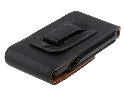 Textured Synthetic Leather Vertical Belt Pouch for HTC Touch HD2