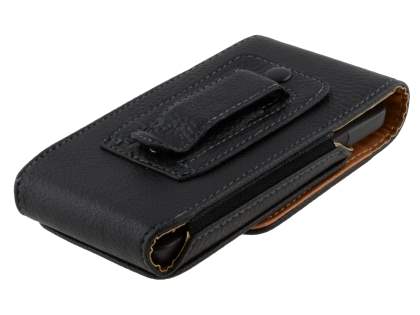 Textured Synthetic Leather Vertical Belt Pouch for HTC Touch HD2
