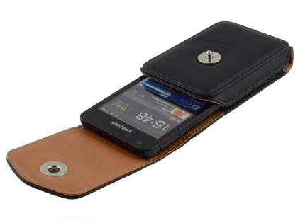 Textured Synthetic Leather Vertical Belt Pouch for Samsung I9100 Galaxy S2