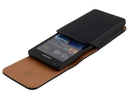 Textured Synthetic Leather Vertical Belt Pouch for Samsung I9100 Galaxy S2
