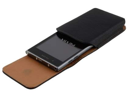 Textured Synthetic Leather Vertical Belt Pouch for LG Prada 3.0