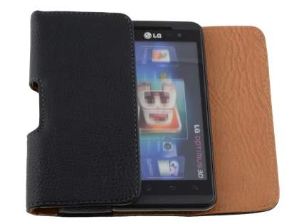 Textured Synthetic Leather Belt Pouch for LG Optimus 3D P920