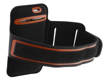 Universal Sports Armband - Black/Orange