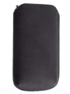 Synthetic Leather Slide-in Case with Pull-out Strap for LG Prada 3.0 - Classic Black Synthetic Leather Slide-in Case with Pull-out Strap for LG Prada 3.0 - Classic Black