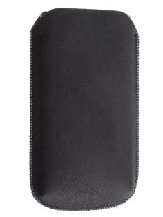 Synthetic Leather Slide-in Case with Pull-out Strap for Sony Xperia S LT26i - Classic Black Synthetic Leather Slide-in Case with Pull-out Strap for Sony Xperia S LT26i - Classic Black