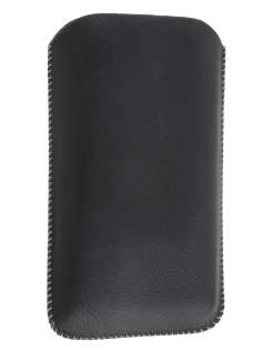 Synthetic Leather Slide-in Case with Pull-out Strap for Motorola ATRIX 2 MB865 - Classic Black Synthetic Leather Slide-in Case with Pull-out Strap for Motorola ATRIX 2 MB865 - Classic Black