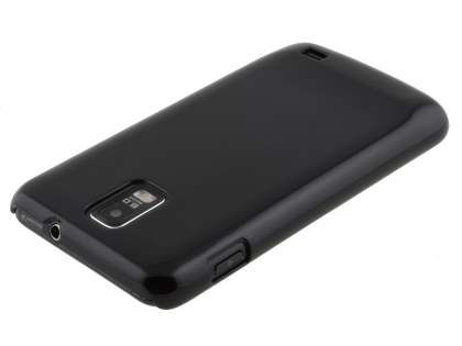 UltraTough Glossy Slim Case for Samsung I9210T Galaxy S II 4G - Classic Black