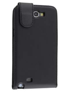 Synthetic Leather Flip Case for Samsung Galaxy Note 2 4G - Black Synthetic Leather Flip Case for Samsung Galaxy Note 2 4G - Black