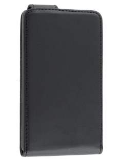 Nokia Lumia 820 Synthetic Leather Flip Case - Black
