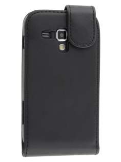 Synthetic Leather Flip Case for Samsung Galaxy Trend S7560 / S Duos S7562 - Black Synthetic Leather Flip Case for Samsung Galaxy Trend S7560 / S Duos S7562 - Black