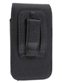 Textured Synthetic Leather Vertical Belt Pouch for Sony Xperia Sola MT27i