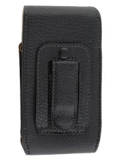 Textured Synthetic Leather Vertical Belt Pouch for Sony Xperia Sola MT27i
