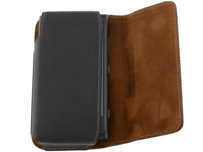 Extra-tough Genuine Leather ShineColours belt pouch for Nokia Lumia 920