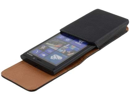 Textured Synthetic Leather Vertical Belt Pouch for Nokia Lumia 920