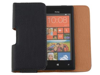 Textured Synthetic Leather Belt Pouch for HTC Windows Phone 8X