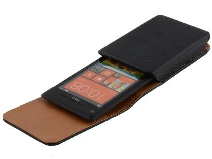 Textured Synthetic Leather Vertical Belt Pouch for HTC Windows Phone 8X