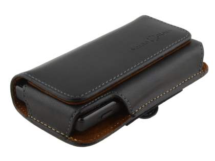 Extra-tough Genuine Leather ShineColours belt pouch for Sony Xperia Sola MT27i