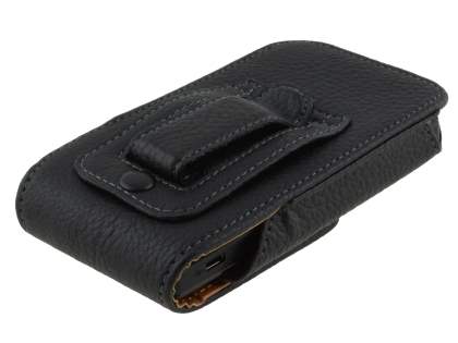 Textured Synthetic Leather Vertical Belt Pouch for Sony Xperia Sola MT27i