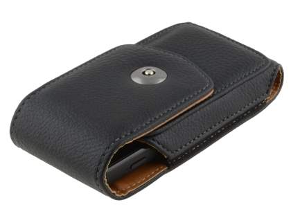Textured Synthetic Leather Vertical Belt Pouch for Sony Xperia Sola MT27i