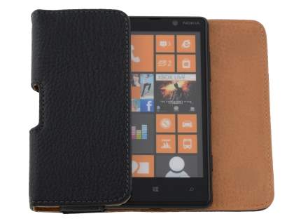 Textured Synthetic Leather Belt Pouch for Nokia Lumia 820