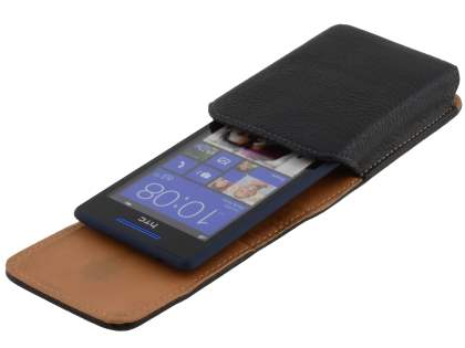 Textured Synthetic Leather Vertical Belt Pouch for HTC Windows Phone 8S