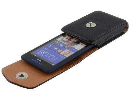 Textured Synthetic Leather Vertical Belt Pouch for HTC Windows Phone 8s